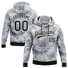 Загрузить изображение в средство просмотра галереи, Custom Stitched Tie Dye Black-White 3D Sports Pullover Sweatshirt Hoodie