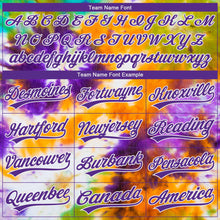 Загрузить изображение в средство просмотра галереи, Custom Stitched Tie Dye Purple-White 3D Sports Pullover Sweatshirt Hoodie