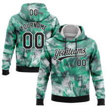 Загрузить изображение в средство просмотра галереи, Custom Stitched Tie Dye Black-White 3D Sports Pullover Sweatshirt Hoodie