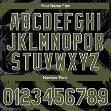 Load image into Gallery viewer, Custom Stitched Black Olive Steel Gray-White 3D Pattern Design Splash Sports Pullover Sweatshirt Hoodie