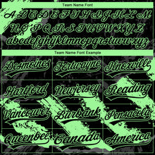 Загрузить изображение в средство просмотра галереи, Custom Stitched Black Pea Green-Steel Gray 3D Pattern Design Splash Sports Pullover Sweatshirt Hoodie