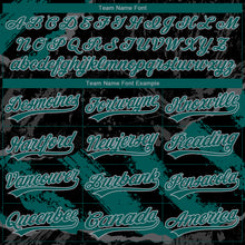 Загрузить изображение в средство просмотра галереи, Custom Stitched Black Midnight Green Steel Gray-Gray 3D Pattern Design Splash Sports Pullover Sweatshirt Hoodie