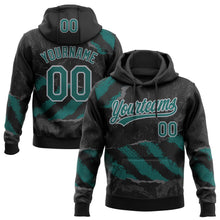 Загрузить изображение в средство просмотра галереи, Custom Stitched Black Midnight Green Steel Gray-Gray 3D Pattern Design Splash Sports Pullover Sweatshirt Hoodie