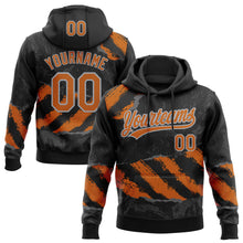 Laden Sie das Bild in den Galerie-Viewer, Custom Stitched Black Texas Orange Steel Gray-Gray 3D Pattern Design Splash Sports Pullover Sweatshirt Hoodie