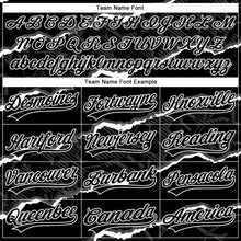 Загрузить изображение в средство просмотра галереи, Custom Stitched Black White 3D Pattern Design Torn Paper Style Sports Pullover Sweatshirt Hoodie