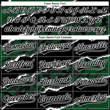 Загрузить изображение в средство просмотра галереи, Custom Stitched Black Green-White 3D Pattern Design Torn Paper Style Sports Pullover Sweatshirt Hoodie