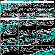 Загрузить изображение в средство просмотра галереи, Custom Stitched Black Aqua-White 3D Pattern Design Torn Paper Style Sports Pullover Sweatshirt Hoodie