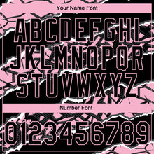 Загрузить изображение в средство просмотра галереи, Custom Stitched Black Light Pink-White 3D Pattern Design Torn Paper Style Sports Pullover Sweatshirt Hoodie
