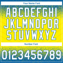 Загрузить изображение в средство просмотра галереи, Custom Stitched Blue White-Light Yellow 3D Pattern Design Line Sportswear Pullover Sweatshirt Hoodie