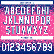 Загрузить изображение в средство просмотра галереи, Custom Stitched Royal White-Pink 3D Pattern Design Line Sportswear Pullover Sweatshirt Hoodie