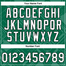 Laden Sie das Bild in den Galerie-Viewer, Custom Stitched Kelly Green White-Black 3D Pattern Design Line Sportswear Pullover Sweatshirt Hoodie