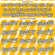 Загрузить изображение в средство просмотра галереи, Custom Stitched Gold White-Black 3D Pattern Design Line Sportswear Pullover Sweatshirt Hoodie