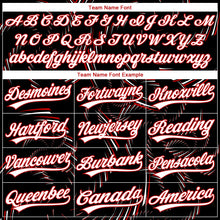 Загрузить изображение в средство просмотра галереи, Custom Stitched Black White-Red 3D Pattern Design Line Sportswear Pullover Sweatshirt Hoodie