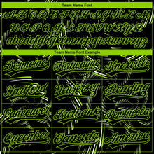 Загрузить изображение в средство просмотра галереи, Custom Stitched Black Neon Green-White 3D Pattern Design Line Sportswear Pullover Sweatshirt Hoodie