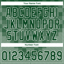 Загрузить изображение в средство просмотра галереи, Custom Stitched Green White 3D Pattern Design Line Sportswear Pullover Sweatshirt Hoodie