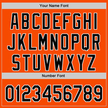 Загрузить изображение в средство просмотра галереи, Custom Orange Black-White 3D Urban City Edition Sports Authentic Baseball Jersey