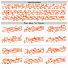 Загрузить изображение в средство просмотра галереи, Custom White Orange 3D Urban City Edition Sports Authentic Baseball Jersey