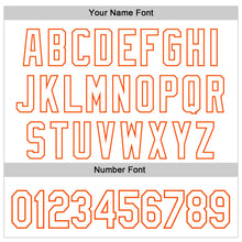 Загрузить изображение в средство просмотра галереи, Custom White Orange 3D Urban City Edition Sports Authentic Baseball Jersey