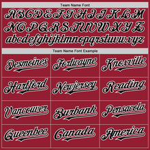 Загрузить изображение в средство просмотра галереи, Custom Cardinal Black-White 3D Urban City Edition Sports Authentic Baseball Jersey