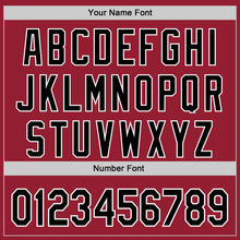 Загрузить изображение в средство просмотра галереи, Custom Cardinal Black-White 3D Urban City Edition Sports Authentic Baseball Jersey