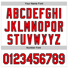 Загрузить изображение в средство просмотра галереи, Custom White Fire Red-Black 3D Urban City Edition Sports Authentic Baseball Jersey