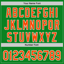 Load image into Gallery viewer, Custom Grass Green Orange-White 3D Urban City Edition Sports Authentic Baseball Jersey