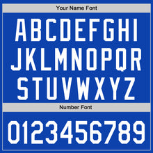 Загрузить изображение в средство просмотра галереи, Custom Thunder Blue White-Black 3D Urban City Edition Sports Authentic Baseball Jersey