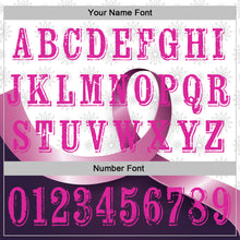 Load image into Gallery viewer, Custom White Deep Pink-Purple 3D Pink Ribbon Breast Cancer Awareness Women Health Care Support Sports Pullover Sweatshirt Hoodie