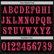 Загрузить изображение в средство просмотра галереи, Custom Black Neon Pink-White 3D Pink Ribbon Breast Cancer Awareness Women Health Care Support Sports Pullover Sweatshirt Hoodie