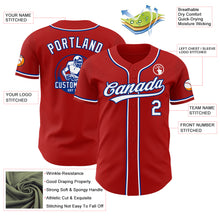 Laden Sie das Bild in den Galerie-Viewer, Custom Red White-Royal Authentic Baseball Jersey