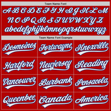 Laden Sie das Bild in den Galerie-Viewer, Custom Red White-Royal Authentic Baseball Jersey