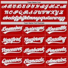 Laden Sie das Bild in den Galerie-Viewer, Custom Red White-Gray Authentic Baseball Jersey