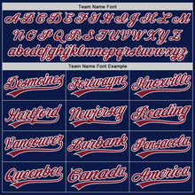 Charger l'image dans la galerie, Custom Navy Crimson-White Authentic Baseball Jersey
