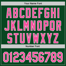 Загрузить изображение в средство просмотра галереи, Custom Green Pink-White Authentic Baseball Jersey