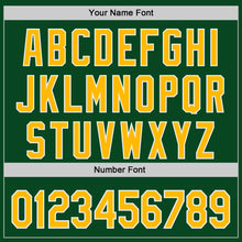 Laden Sie das Bild in den Galerie-Viewer, Custom Green Gold-White Authentic Baseball Jersey