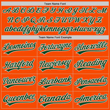 Загрузить изображение в средство просмотра галереи, Custom Orange Green-White Authentic Baseball Jersey