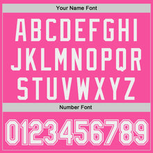 Load image into Gallery viewer, Custom Pink-White Authentic Baseball Jersey