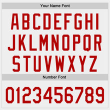 Load image into Gallery viewer, Custom White Red-Royal Authentic Baseball Jersey