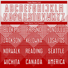 Загрузить изображение в средство просмотра галереи, Custom Red White Round Neck Sublimation Basketball Suit Jersey