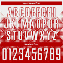 Загрузить изображение в средство просмотра галереи, Custom Red White Round Neck Sublimation Basketball Suit Jersey