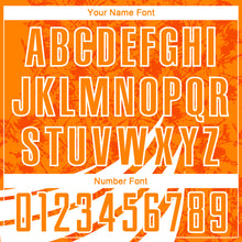 Load image into Gallery viewer, Custom Bay Orange White Wind Shapes Round Neck Sublimation Basketball Suit Jersey