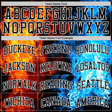 Charger l'image dans la galerie, Custom Figure Black-White Flame Round Neck Sublimation Basketball Suit Jersey