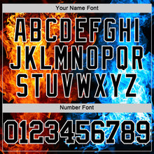 Charger l'image dans la galerie, Custom Figure Black-White Flame Round Neck Sublimation Basketball Suit Jersey