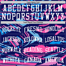 Charger l'image dans la galerie, Custom Figure White-Pink Fluid Art Round Neck Sublimation Basketball Suit Jersey