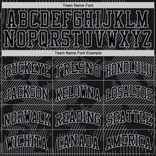 Charger l'image dans la galerie, Custom Black Gray Curve Lines Round Neck Sublimation Basketball Suit Jersey