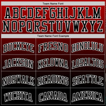 Load image into Gallery viewer, Custom Red Black-White Fade Fashion Round Neck Sublimation Basketball Suit Jersey