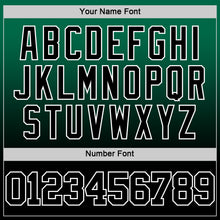 Load image into Gallery viewer, Custom Kelly Green Black-White Fade Fashion Round Neck Sublimation Basketball Suit Jersey