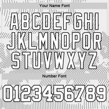 Load image into Gallery viewer, Custom White Black Curve Lines Round Neck Sublimation Basketball Suit Jersey