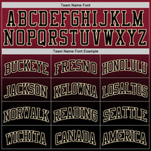 Load image into Gallery viewer, Custom Crimson Black-Cream Fade Fashion Round Neck Sublimation Basketball Suit Jersey