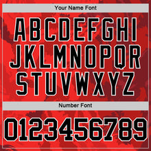 Загрузить изображение в средство просмотра галереи, Custom Red Black-White Splash Round Neck Sublimation Basketball Suit Jersey